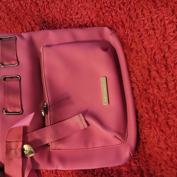 Bundle Juicy Victoria's Secret Pink Crossbody Bag and Black Rhinestone Clutch - Picture 5 of 10